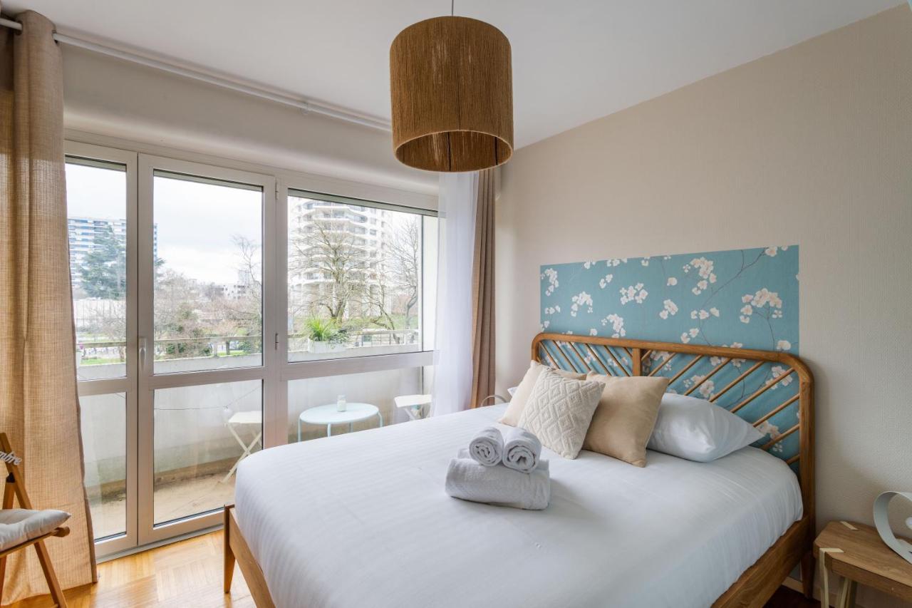 Rosa, Confortable 2 Chambres Avec Parking Dans Le Centre Rennes Dış mekan fotoğraf