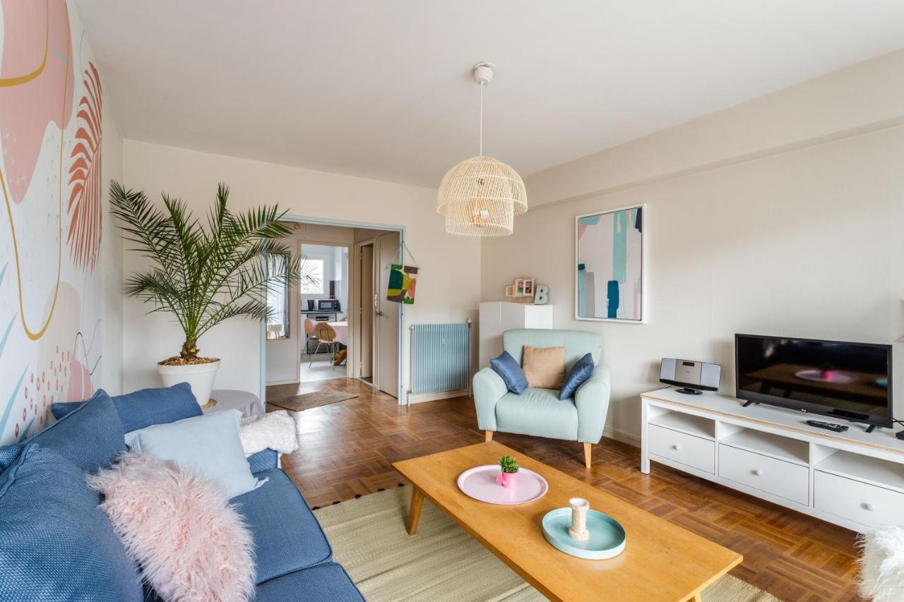 Rosa, Confortable 2 Chambres Avec Parking Dans Le Centre Rennes Dış mekan fotoğraf