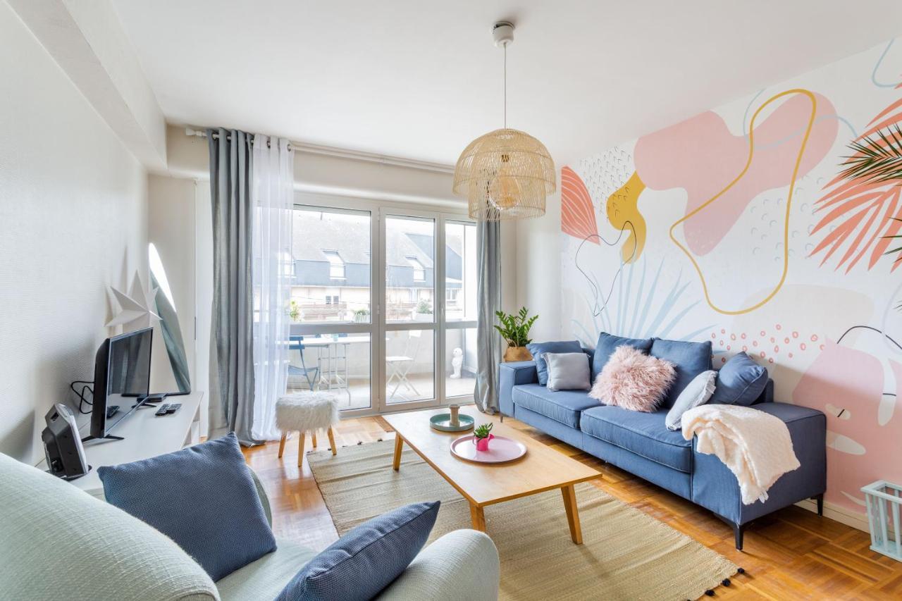 Rosa, Confortable 2 Chambres Avec Parking Dans Le Centre Rennes Dış mekan fotoğraf