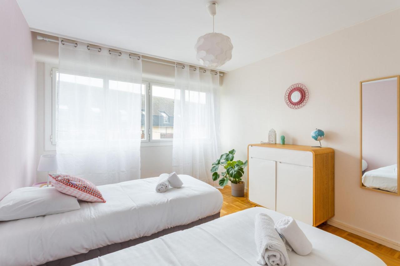Rosa, Confortable 2 Chambres Avec Parking Dans Le Centre Rennes Dış mekan fotoğraf